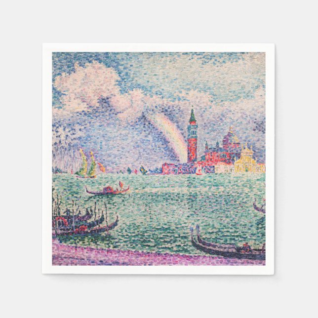 Paul Signac - Rainbow, Venice Napkin (Front)