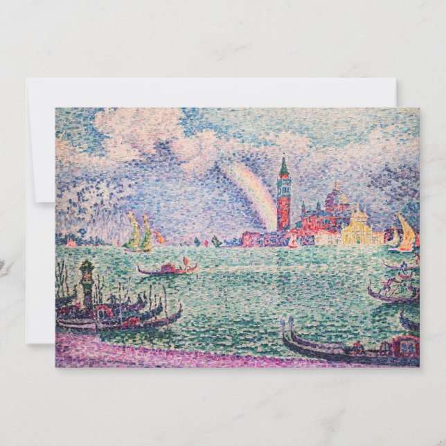 Paul Signac - Rainbow, Venice Thank You Card (Front)