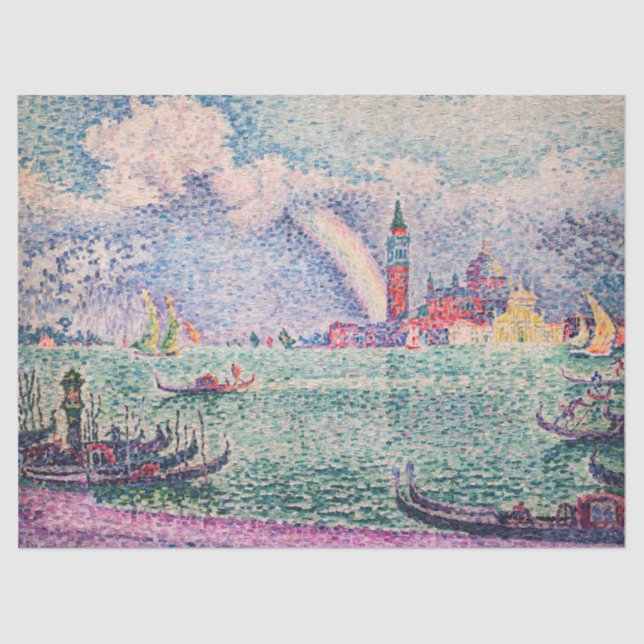 Paul Signac - Rainbow, Venice Tissue Paper (Front)