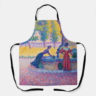 Paul Signac - Saint-Tropez, Fontaine des Lices Apron