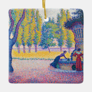 Paul Signac - Saint-Tropez, Fontaine des Lices Ceramic Ornament
