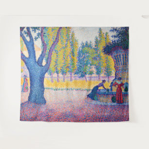 Paul Signac - Saint-Tropez, Fontaine des Lices Tapestry