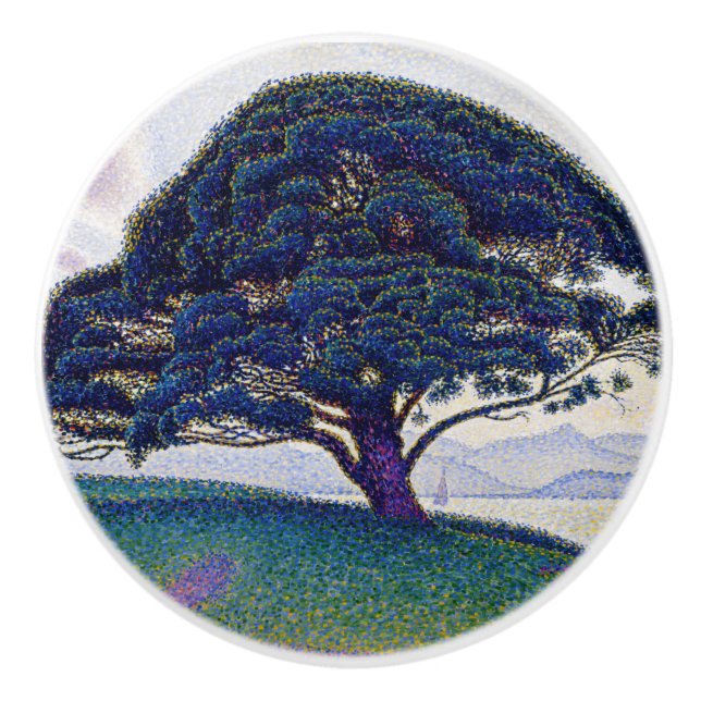 Paul Signac - The Bonaventure Pine Ceramic Knob (Front)