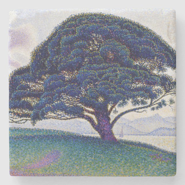Paul Signac - The Bonaventure Pine  Stone Coaster (Front)