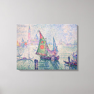 Paul Signac - The Green Sail Canvas Print