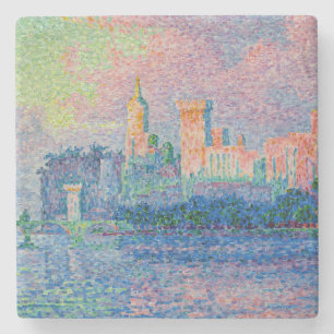 Paul Signac - The Papal Palace, Avignon Stone Coaster