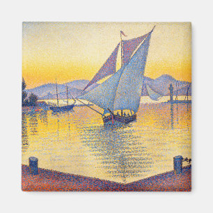 Paul Signac - The Port at Sunset, Opus 236 Magnet