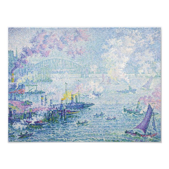 Paul Signac - The Port of Rotterdam Photo Print (Front)