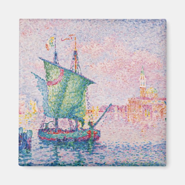 Paul Signac - Venice, The Pink Cloud Magnet (Front)