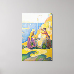 Paul Signac - Women at the Well Canvas Print