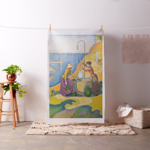 Paul Signac - Women at the Well Fabric