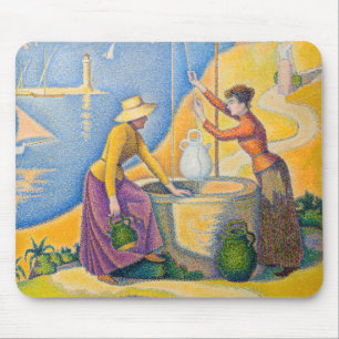 Paul Signac - Women at the Well Mouse Pad
