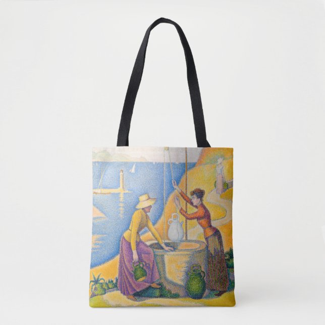Paul Signac - Women at the Well Tote Bag (Front)