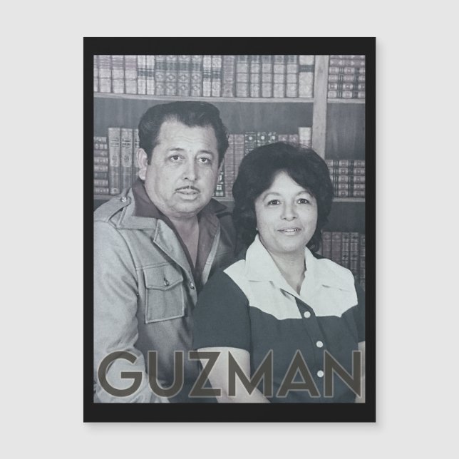 PAUL Sr. & MARGARET GUZMAN Magnet (Front)