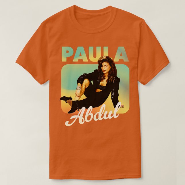 Paula Abdul Retro Vintage T-Shirt (Design Front)