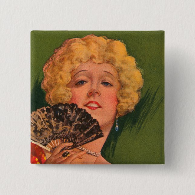 Paula Brand from Santa Paula 15 Cm Square Badge (Front)