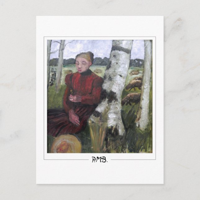 Paula Modersohn-Becker #39 - Fine Art Postcard (Front)