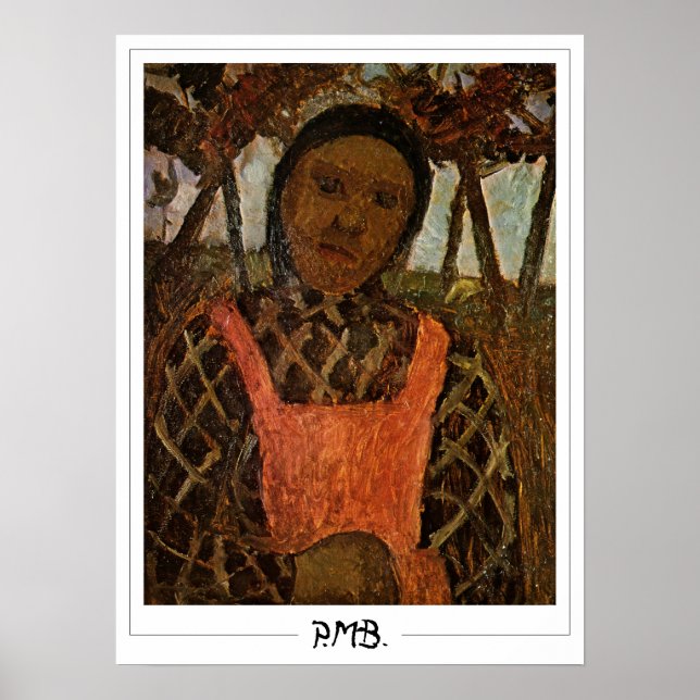 Paula Modersohn-Becker Zedign Art Poster #111 (Front)