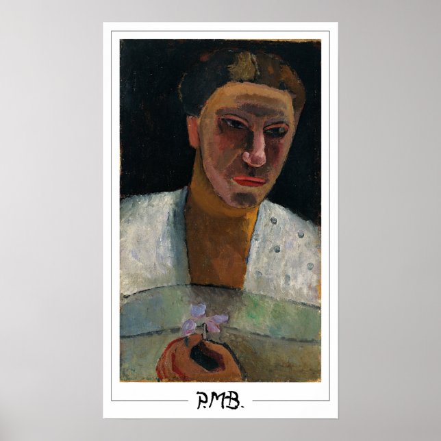 Paula Modersohn-Becker Zedign Art Poster #12 (Front)