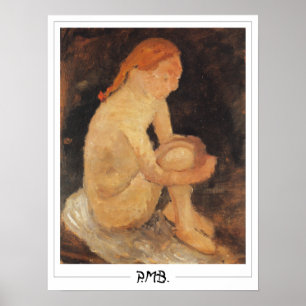 Paula Modersohn-Becker Zedign Art Poster #161