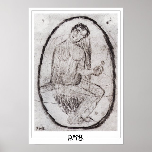 Paula Modersohn-Becker Zedign Art Poster #187 (Front)