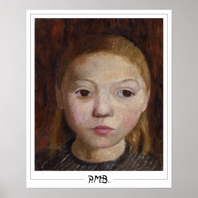 Paula Modersohn-Becker Zedign Art Poster #2 (Front)