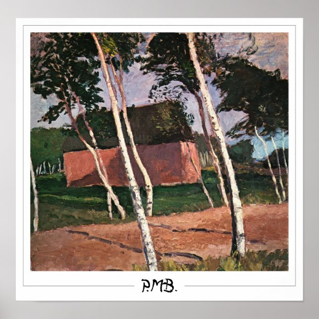 Paula Modersohn-Becker Zedign Art Poster #88 (Front)