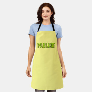 Pauline Name Kiwi Design Kitchen apron