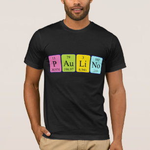 Paulino periodic table name shirt