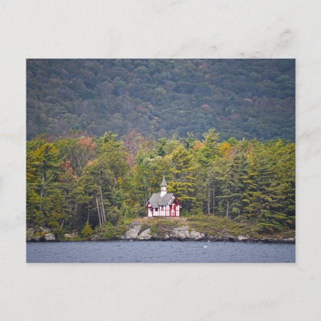 Paulist Chapel on Lake George, New York Postcard (Front)