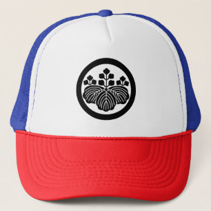 Paulownia with 5-3 blooms in circle trucker hat