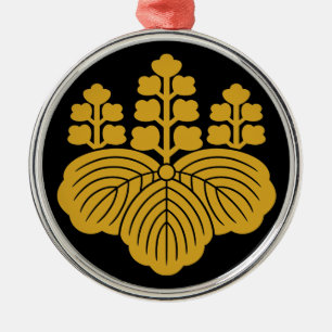 Paulownia with 5&7 blooms metal tree decoration