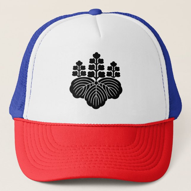 Paulownia with 5-7 blooms trucker hat (Front)