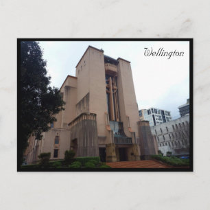 pauls cathedral wellington postcard