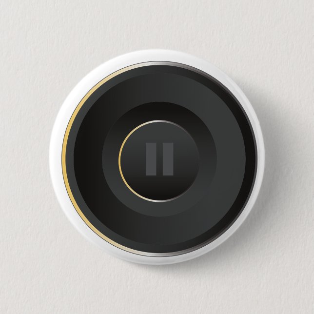 Pause Button & Pin: Cosy (Front)
