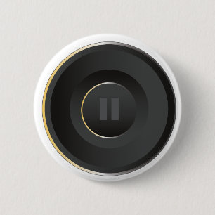 Pause Button & Pin: Cosy