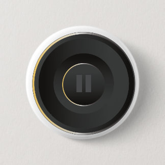 Pause Button & Pin: Cosy