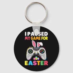 Paused My Game For Easter Boy Gamer Video Controll Key Ring