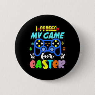 Paused My Game For Easter Funny Video Gamer Boys K 6 Cm Round Badge