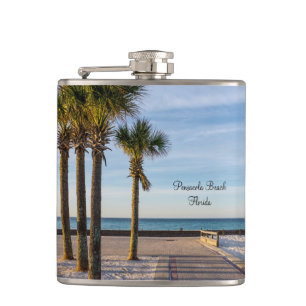 Paved Walkway To Pensacola Beach Flask