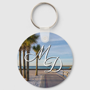 Paved Walkway To Pensacola Beach Key Chain