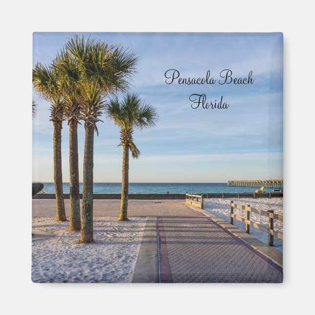 Paved Walkway To Pensacola Beach Magnet (Front)