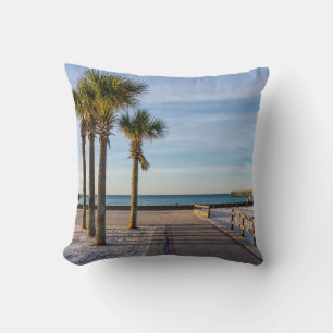 Paved Walkway To Pensacola Beach Pillow