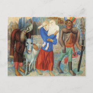 Pavel Filonov- Flight to Egypt Postcard