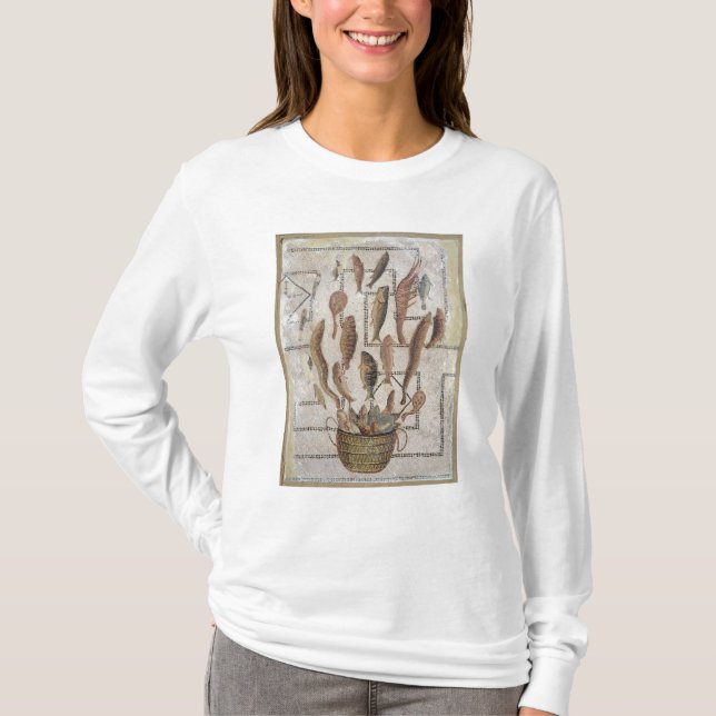 Pavement depicting fish escaping from a basket T-Shirt (Front)