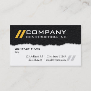 Pavement Themed Professional Business Card