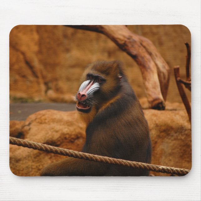 Pavian/Baboon Mouse Pad (Front)