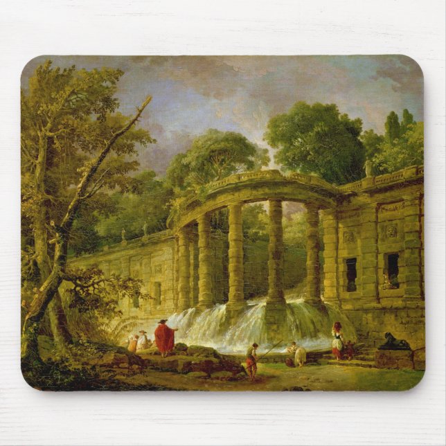 Pavilion with Cascade, 1760 Mouse Pad (Front)