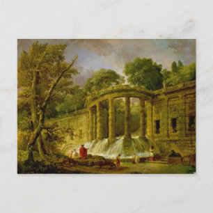Pavilion with Cascade, 1760 Postcard