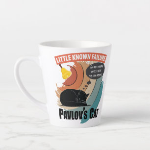 Pavlov's Cat - Funny Psychology Latte Mug